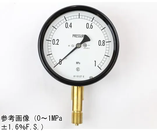 65-4302-80 Sealed Pressure Gauge (100Φ) Vertical A-Frame for Steam 0.5 MPa BE12-131