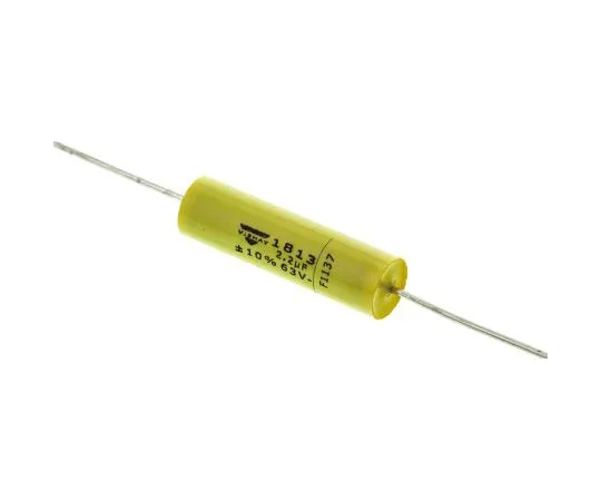 63-4718-15 Vishay 2.2μF Polyester Capacitor PET 40 V ac, 63 V dc ±10% MKT 1813 Series Through Hole MKT1813522065