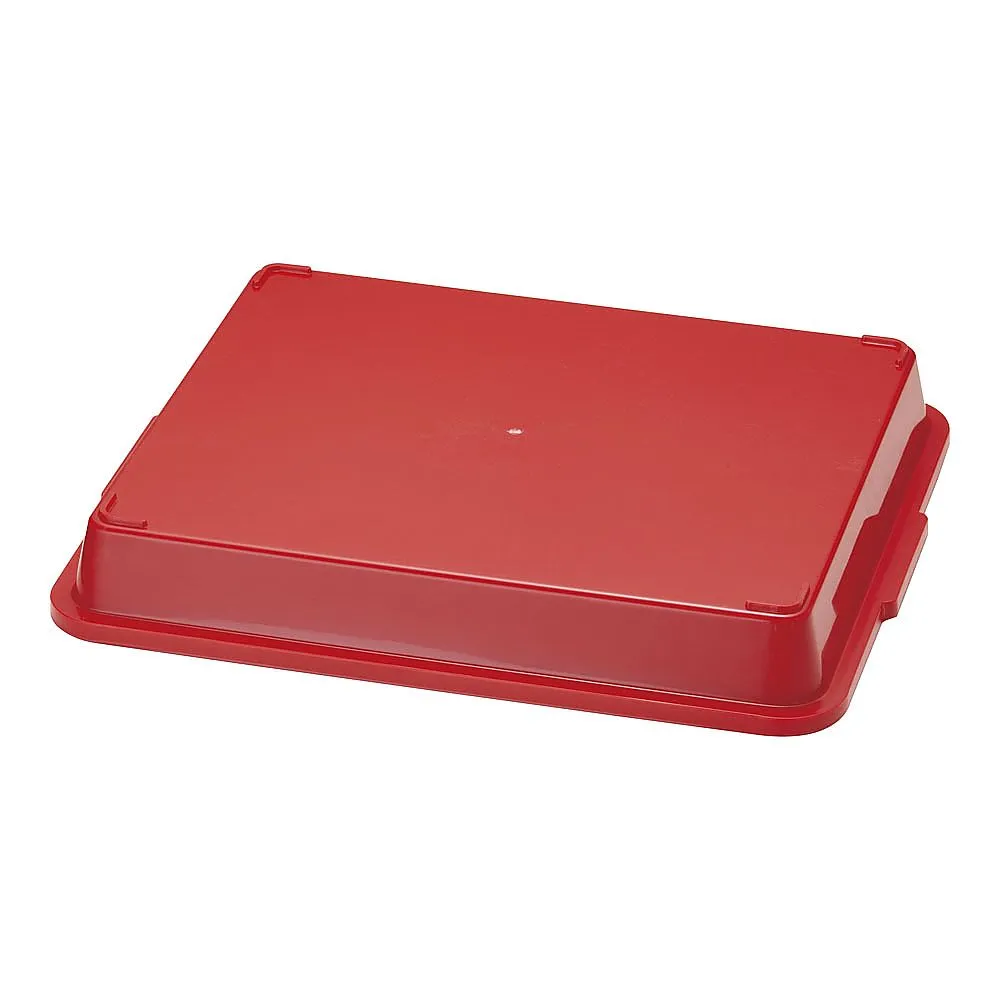62-6599-12　［Discontinued］Choshi storage container lid vermilion　KC-152
