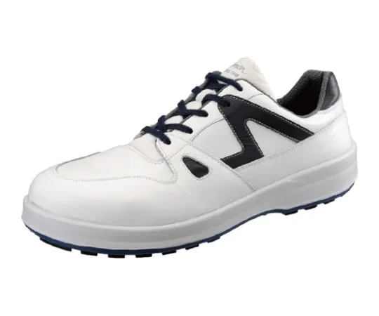 61-9692-23 Safety Shoes (Short Shoes) 8611 White/Blue 23.5cm 8611/23.5cm