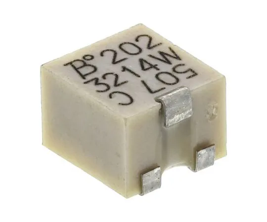 63-4742-21 2kΩ SMD Trimmer Potentiometer 0.25W Top Adjust Bourns 3214 Series 3214W-1-202E