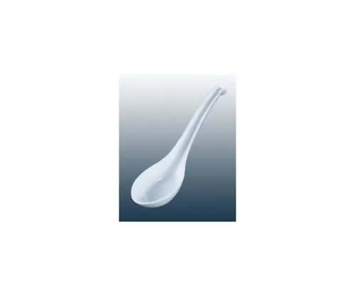 61-6771-37 Melamine Spoon Large White C-78 2425810