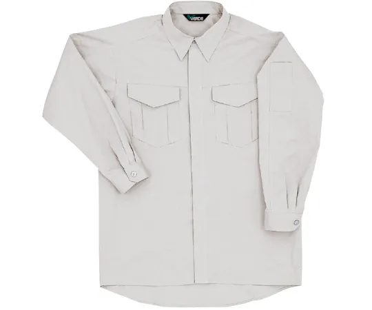 65-1273-97 Work Clothes, Unisex Cotton Long Sleeve Shirt Silver Gray SSS GS2371-UE-SSS GS2371-UE-SSS