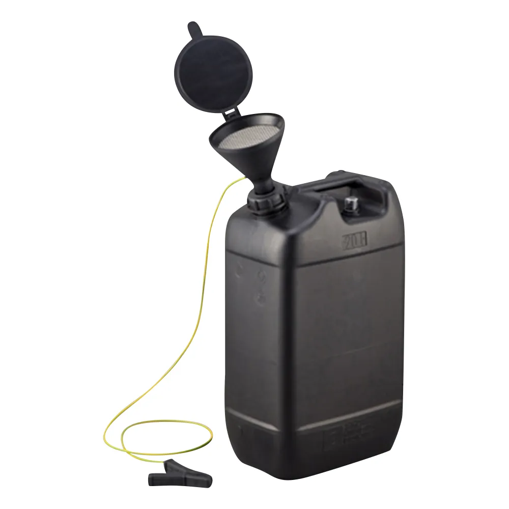 1-1733-03　［Discontinued］Liquid Collection Container with Level Gauge Funnel 20L (Conductive Type)　118980