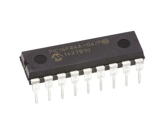 63-4777-48 Microchip PIC16F84A-04/P, 8bit PIC Microcontroller, 4MHz, 1024 x 14 words, 64 x 14 words Flash, 18-Pin PDIP PIC16F84A-04/P
