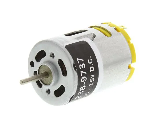 63-4741-65 RS Pro DC Motor, 7.98 W, 6 → 15 V dc, 78.4 gcm, 9869 rpm, 2.31mm Shaft Diameter 238-9737