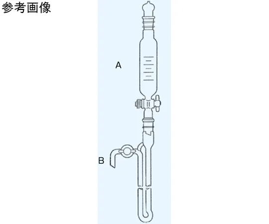 65-8678-12 Exchange Chromatography Tube TS Sliding Part 15 Inner Diameter 8 mm 260 mm (Total Length) (For Nitrate Nitrogen Reduction Apparatus) 188-08260