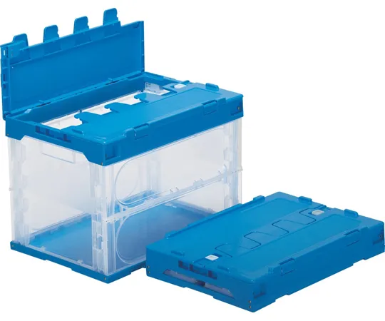 67-7114-41 Container 60B-B Transparent/Blue 55506000TMBL