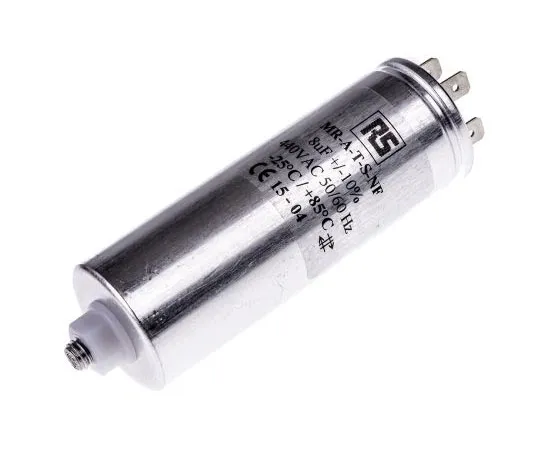 63-4722-78 RS Pro 8μF Polypropylene Capacitor PP 440V ac ±10% Tolerance Screw Mount 196-4674