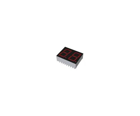 63-4711-07 LBP-602VK2 ROHM 2 Digit LED LED Display, CC Red 36 mcd RH DP 14.3mm LBP-602VK2