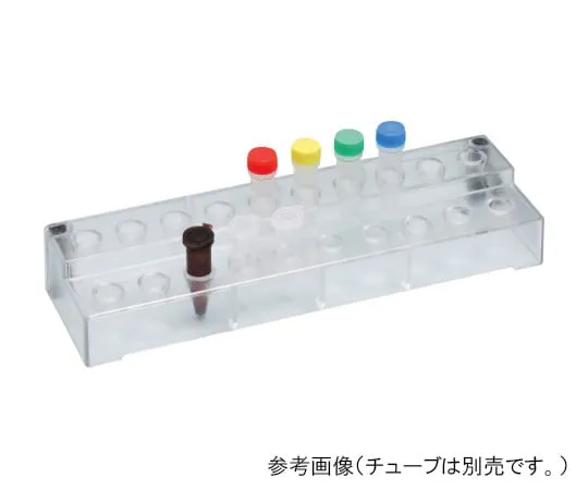 62-0891-81 Clear Tube Stand 20 Holes 1511-205