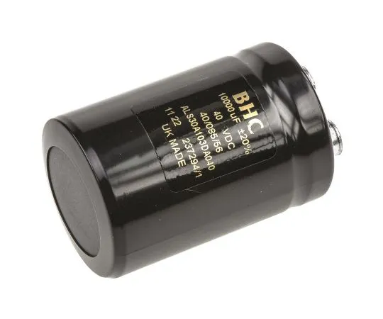 63-4778-05 KEMET 10000μF 40V dc Aluminium Electrolytic Capacitor, Chassis Mount 36 x 52mm +85°C 36mm 52mm ALS30A103DA040