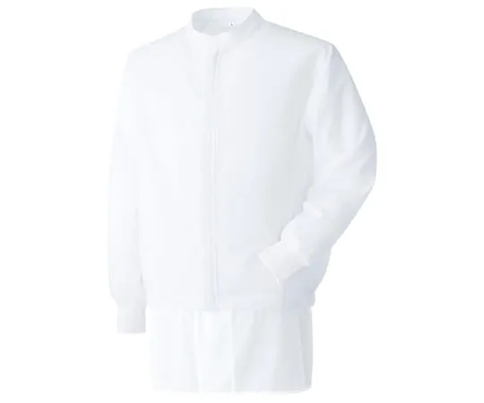 65-1299-31　［Discontinued］Work Clothes, Food Industry VERDEXCEL Unisex Long Sleeve Blouson White SS VEHS3202W-UE-SS　VEHS3202W-UE-SS