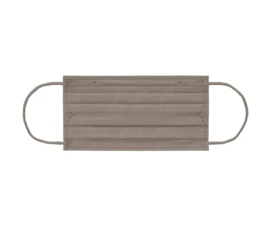 67-2297-44　［Discontinued］294535 Non-woven Pleated Mask Normal Size 30 Sheets Ash Gray　PN-NC30MAG