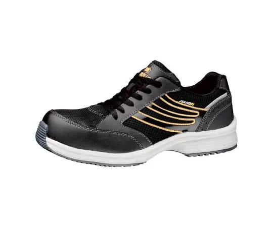 67-3127-91 JSAA Class A Certified Sneakers with Toe Box Electrostatic Black 22.0 cm SLS701S-BK-22.0