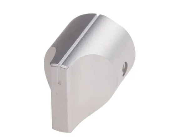 63-4805-11 RS Pro Potentiometer Knob, Grub Screw Type, 19mm Knob Diameter, Silver, 6.4mm Shaft 467-2463