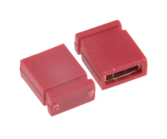 63-4746-12 RS Pro Shorting Link Female Straight Red Closed Top 2 Way 1 Row 2.54mm Pitch 251-8531