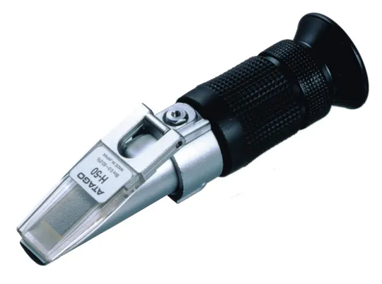 2-8463-01 On-Hand Refractometer Capable for Higher Temperature Brix0.0 - 50.0% H-50