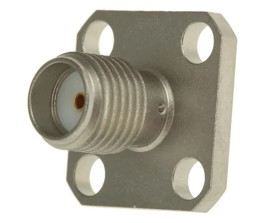 63-4755-59 Radiall Straight 50Ω Flange Mount SMA Connector, Crimp Termination R125403001