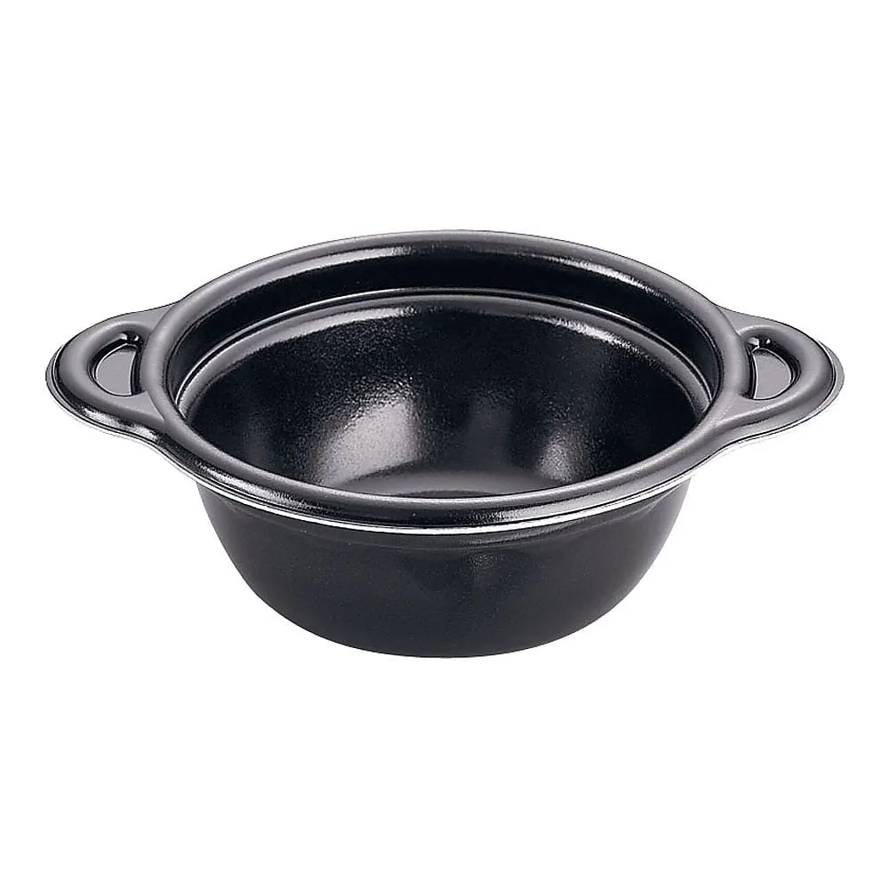 64-9288-02 Parfait 145 Flat Bottom Black (50 pcs) Body GPL1701