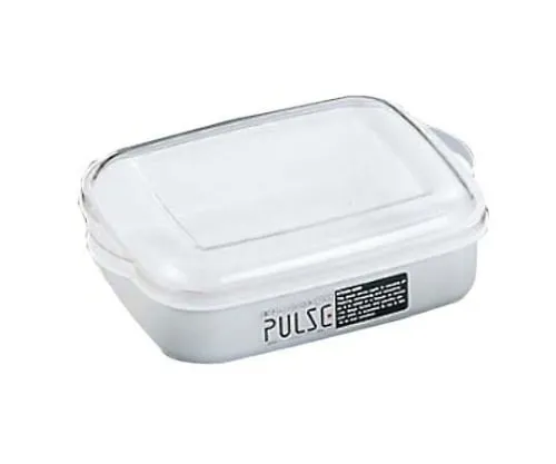 61-6572-97 Microwave Container Pulse Range Square PL-1003 White 5648700