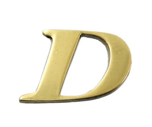 61-7430-54 Brass Gold Characters Large Characters D QL20-D