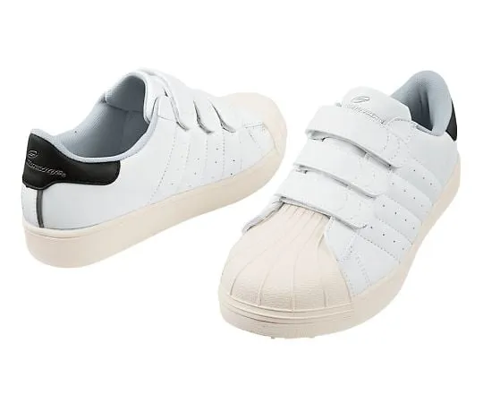 64-0988-98 Safety Shoes Velcro White 22.0 cm S5172