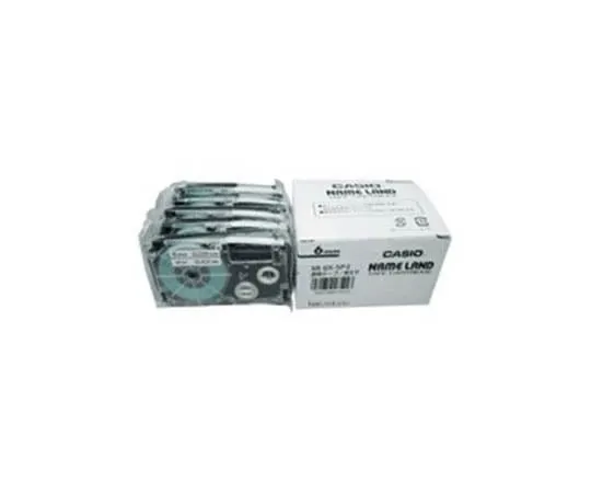 62-1062-81 Casio NAME LAND Label Printer Tape 6mm Width (Transparent Ground/Black Characters) Set Of 5 XR-6X-5P-E