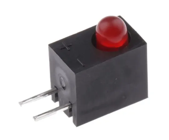 63-4804-14 Kingbright L-93A8CB/1ID, Red Right Angle PCB LED Indicator, Through Hole 2.5 V L-93A8CB/1ID