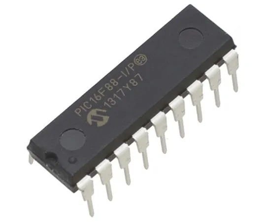 63-4895-79 Microchip PIC16F88-I/P, 8bit PIC Microcontroller, 20MHz, 7.168 kB, 256 B Flash, 18-Pin PDIP PIC16F88-I/P
