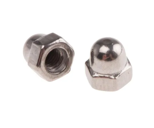 63-4745-02 M3 A4 316 Plain Stainless Steel Dome Nut 248-4450