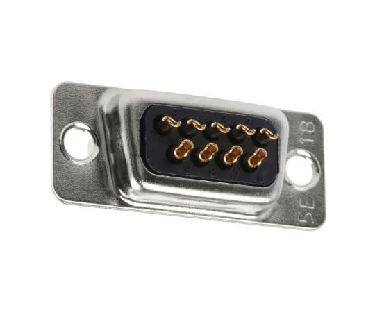 63-4887-87 Hirose HD Series Cable Mount, 9 Pin D-sub Connector Plug, Shell Size E HDEB-9P(05)