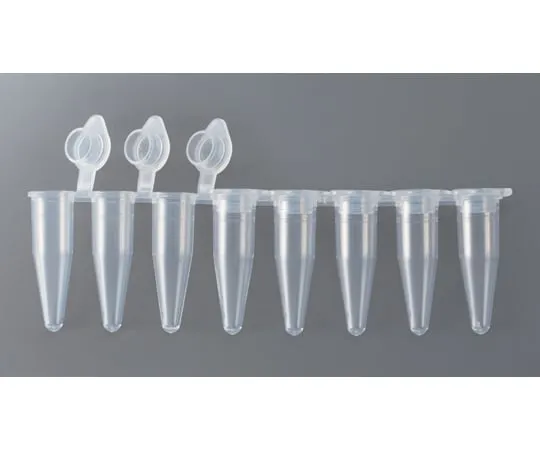 67-3044-43 8-Strip tube with PCR Cap 0.2 mL Flat Cap 30 x 4 Bags PCR-8SAC-RT-2-C