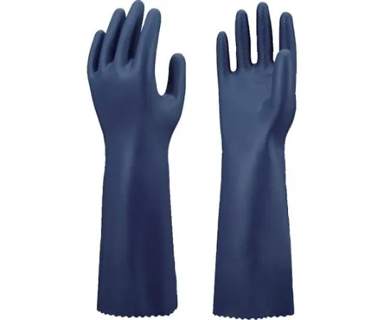68-4959-97 Nitrile Rubber Chemical Protective Gloves Thick Long Type CN-751 L CN751-L