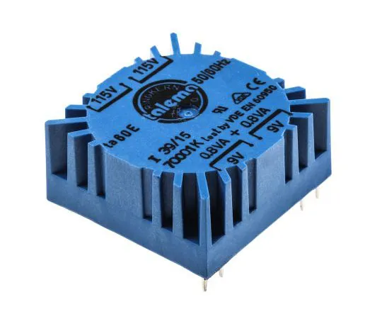 63-4735-62 2 Output Toroidal Transformer, 1.6VA, 2 x 9V ac 70001K