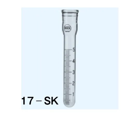 65-8670-92 Test Tube Round Bottom White Minimum Scale 0.1 mL 5 mL 17-SK