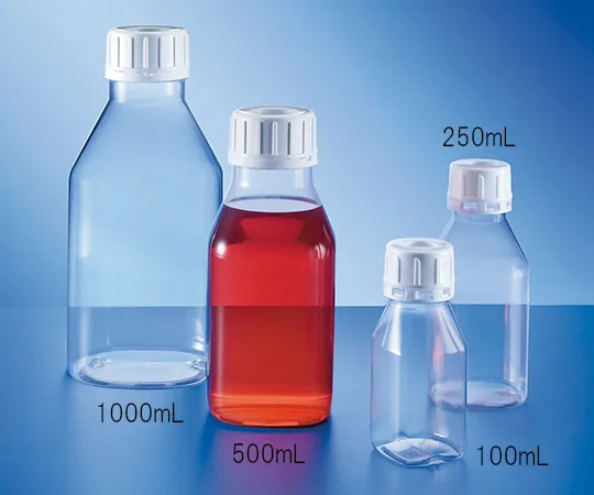 3-6981-01　［Discontinued］Narrow-Mouth Square Bottle 100mL