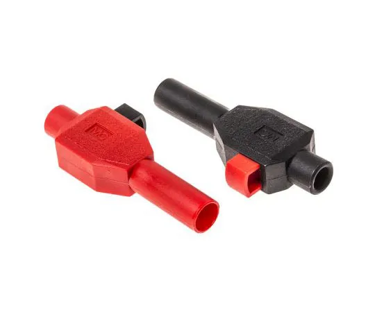 63-4737-41 Black, Red Male Banana Plug Clamp 600V 22.3007-22 22.3007-21
