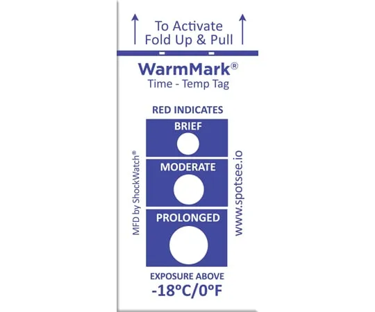 65-1845-30 SpotSee:Asc***ing Time-Temperature Indicator WM-18℃-10