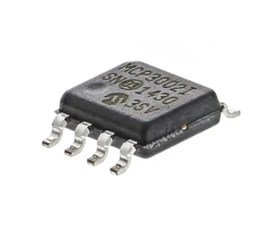 63-4934-68 Microchip MCP3002-I/SN, 10-bit Serial ADC Pseudo Differential, Single Ended Input, 8-Pin SOIC MCP3002-I/SN