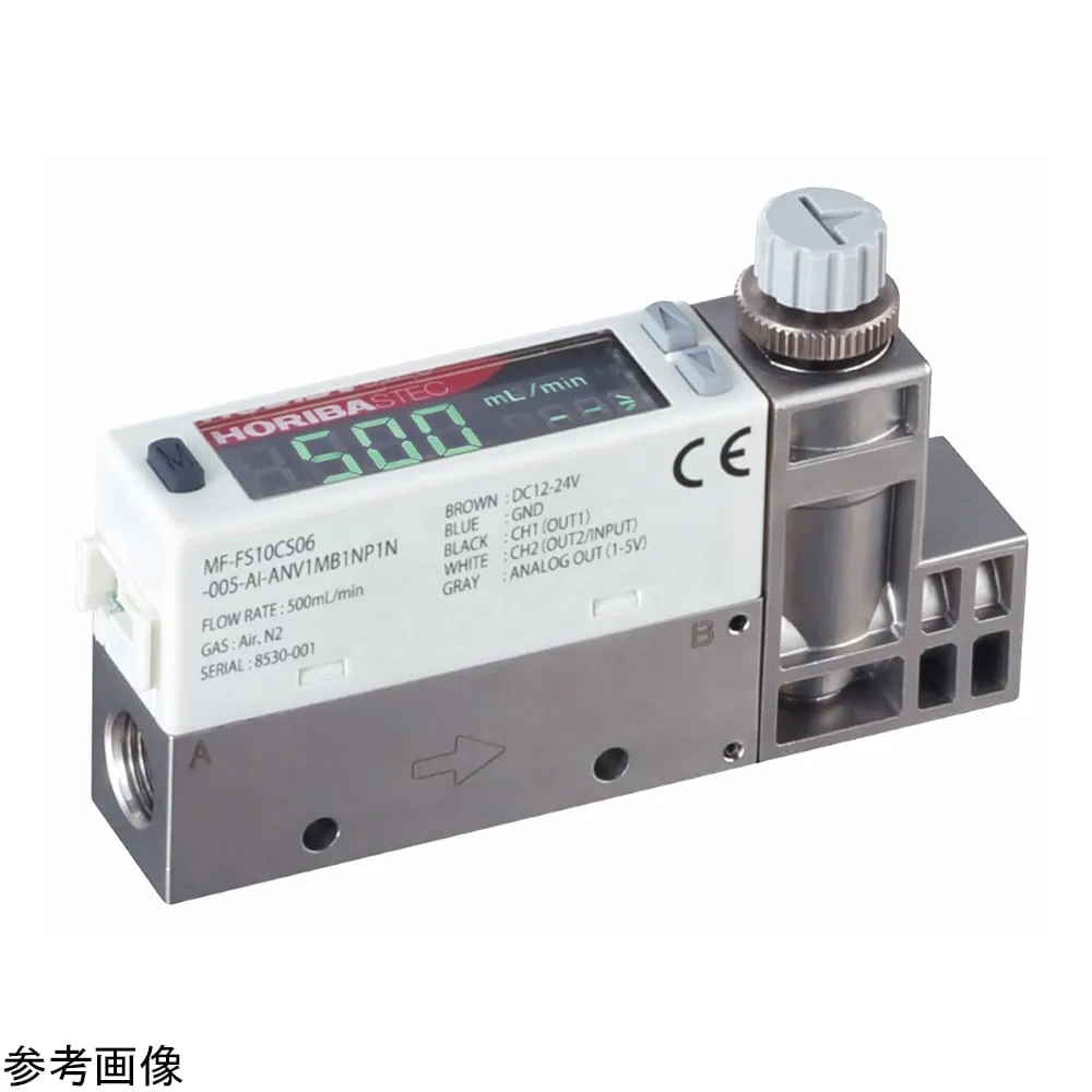 4-4245-01　［Discontinued］Small Mass Flow Meter (AC 100V Adapter Set) 1 ~ 5 V 50 CCM　MF-FP10NH06-005-AI-ANV