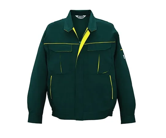 63-1785-55 Long Sleeve Jacket Green x Yellow 2627-22-S