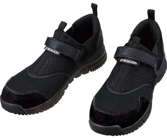 64-0987-15 Safety Shoes Slip-on Black 25.0 cm S3187