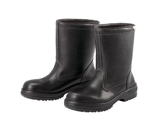 67-3125-51 JIS Certified Rubber Tech Rubber Sole Electrostatic Safety Shoes Half Boots Electrostatic Black 23.5 cm RT940S-23.5
