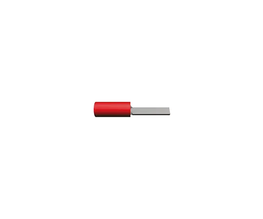 63-4799-75 TE Connectivity PIDG Series Insulated Crimp Blade Terminal 12mm Blade Length, 0.26mm² to 1.65mm², 22AWG to 16AWG, Red 150730