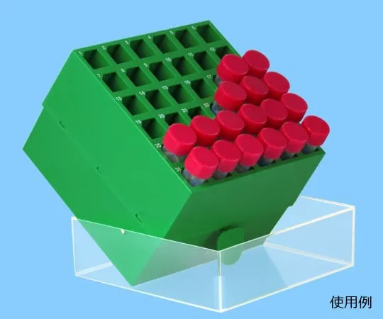 63-2984-91 36 Hole Storage Box Green (for 15ml Centrifuge Tube) 93.880