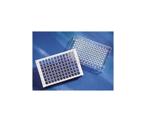 61-4687-07　［Discontinued］DNA Bind 96 Well Plate Transparent Flat Bottom No Sterilization without Cover 1 Piece/Pack x 10 Packs　2525