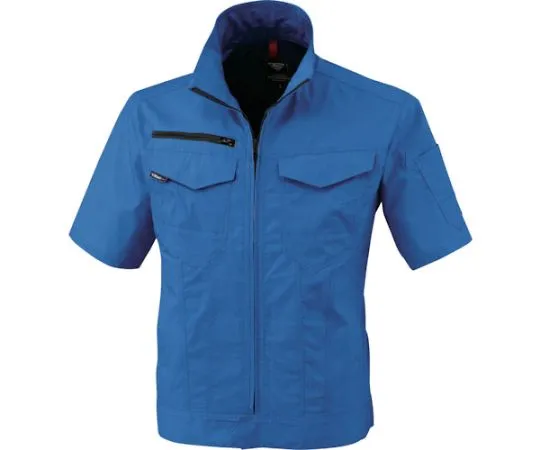 65-8399-15 Short Sleeve Blouson Blue 3L 1751-40-3L