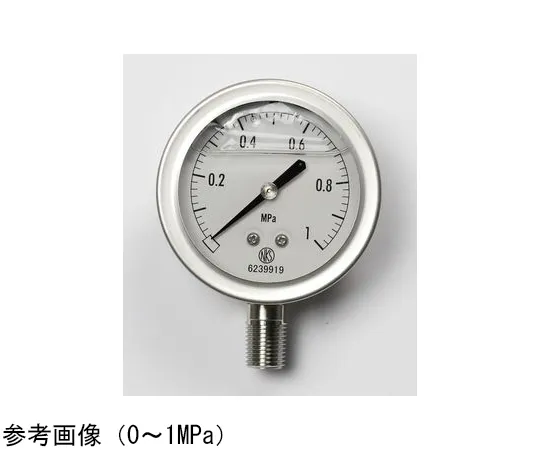 65-4323-37-20 Pressure Gauge with Glycerin (60Φ) with 0.16 MPa Inspection Certificate GV50-173