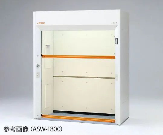 3-3908-11　［Discontinued］Fume Hood Standard (walk-in type) 1200 x 830 x 2250mm　ASW-1200